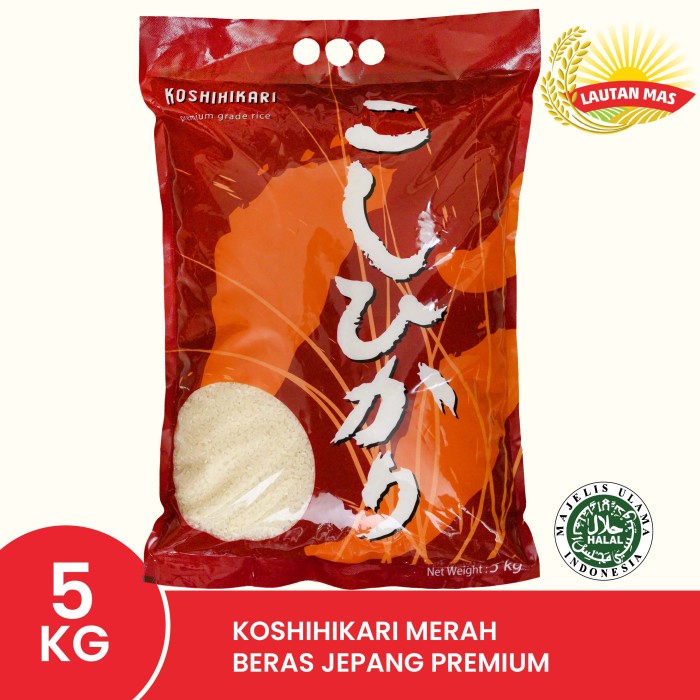 

Koshihikari Merah Beras Jepang Premium 5KG