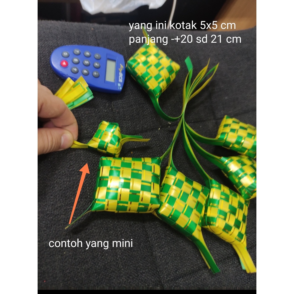 

pita ketupat neni jawa 5 cm panjang total 21cm