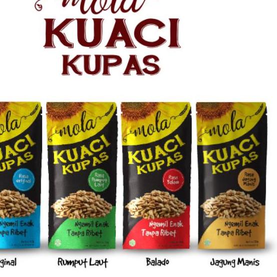 

➩ 8 pc Mola Kuaci Kupas Panggang / Biji Matahari / Sunflower Seed ➬