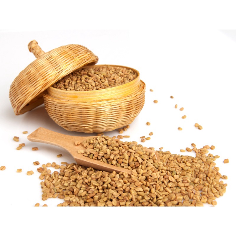 Biji Klabet (500 gram) / Fenugreek / Klabet / Methi Seeds / Halba / Hulbah