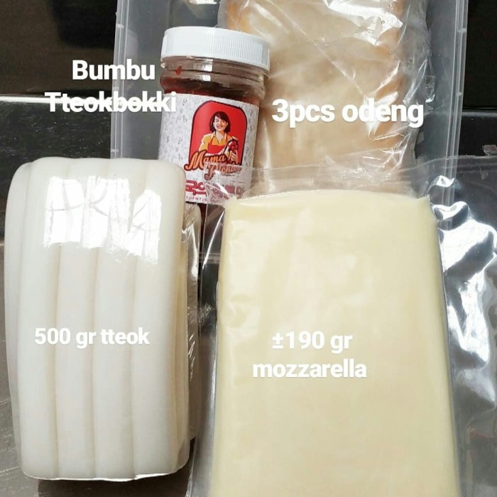 

Paket Tteokbokki Cheese /Topoki / Korean Rice Cake By Mama.Pickles