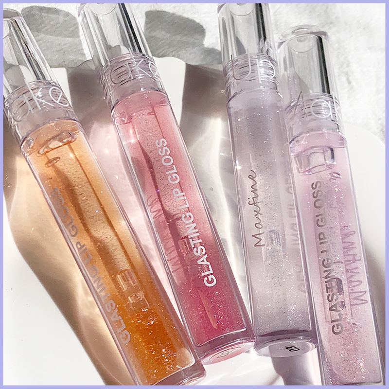 MAXFINE Original✅Lip Golss Moisturizing Shine Shimmer Plumping Glossy Bibir