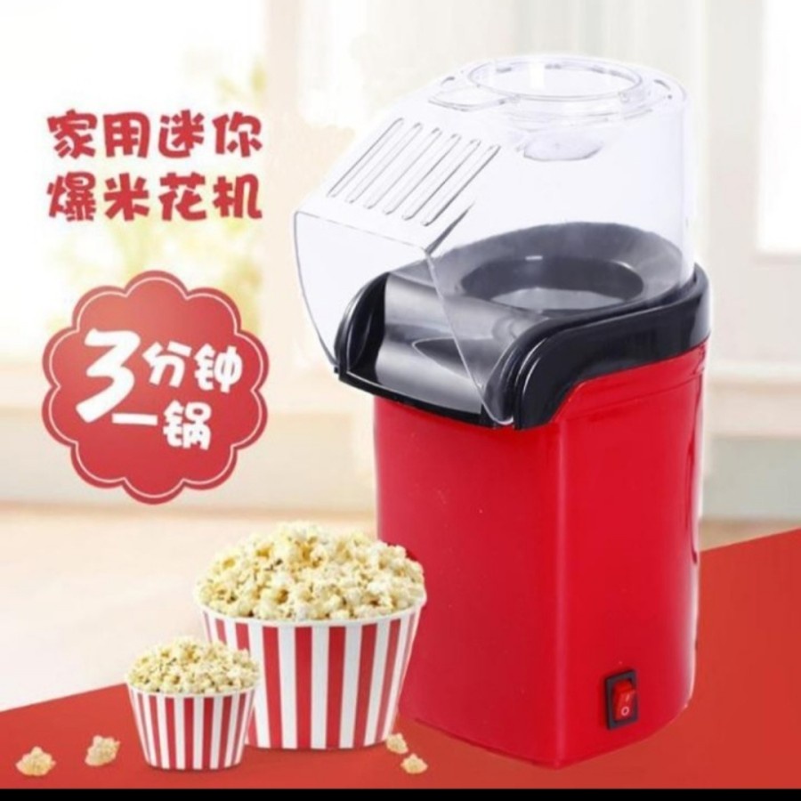 Mesin Electric Popcorn Maker Hot Air Corn Machine - ALAT PEMBUAT POPCORN TANPA MINYAK