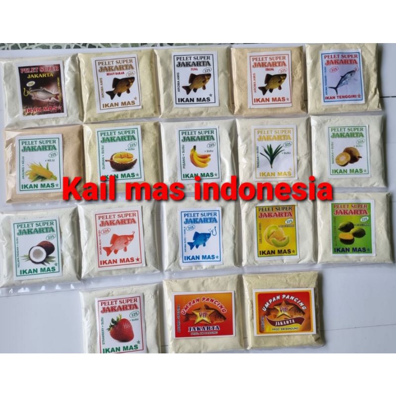 PELET SUPER JAKARTA 225 100 gr asli