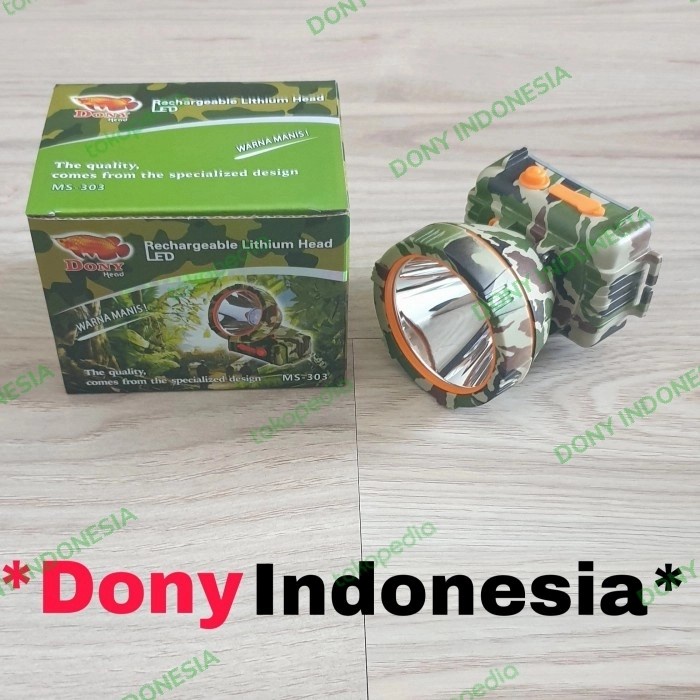 Terlaris Senter Kepala Dony Ms-303 Warna Manis