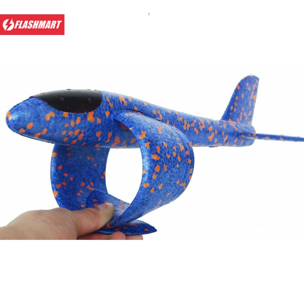 Flashmart Mainan Pesawat DIY Hand Throw Foam Aeroplane Flying Glider - TY0310