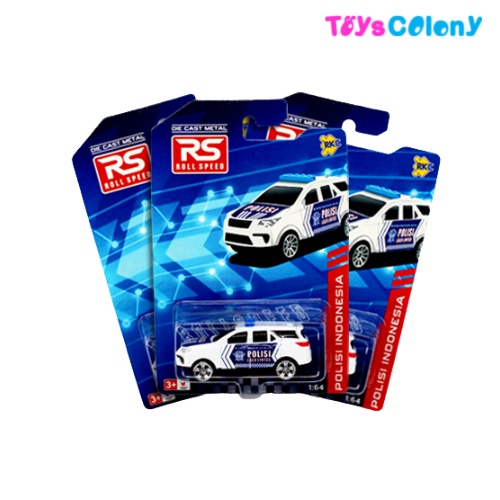 DIE CAST MOBIL POLISI PJR NEW LIVERY - ROLLSPEED 1: 64