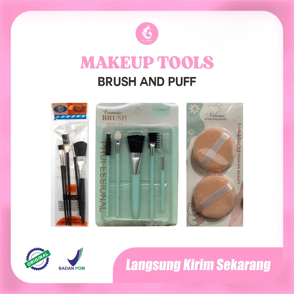 Nalamei spons /cosmetic Brush /Sett kuas make up