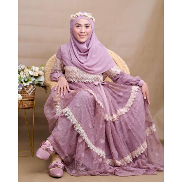 Dress Rania Purple by Rudeya