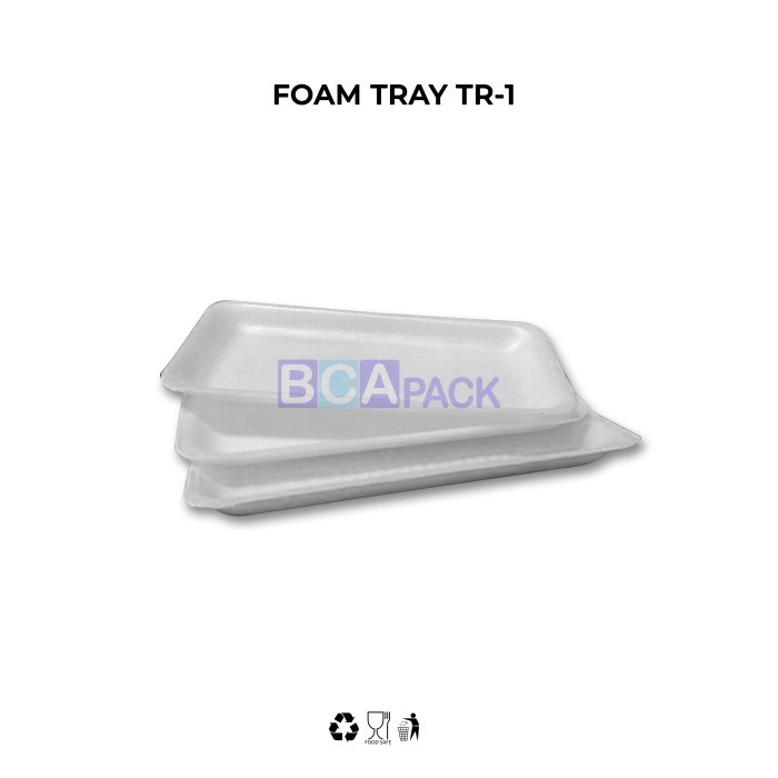 

Terlaris Cutting Foam Tray Tr-1 Styrofoam Tray Buah Tr 1 / Tr1- 250 Pcs
