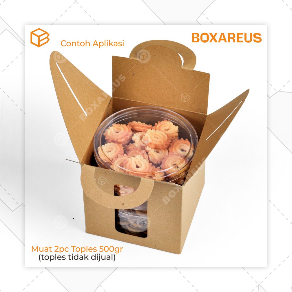 Box, Packing, Kemasan, Dus, Toples Box, Cake Box, Gift Box | TB141414 (20pc)