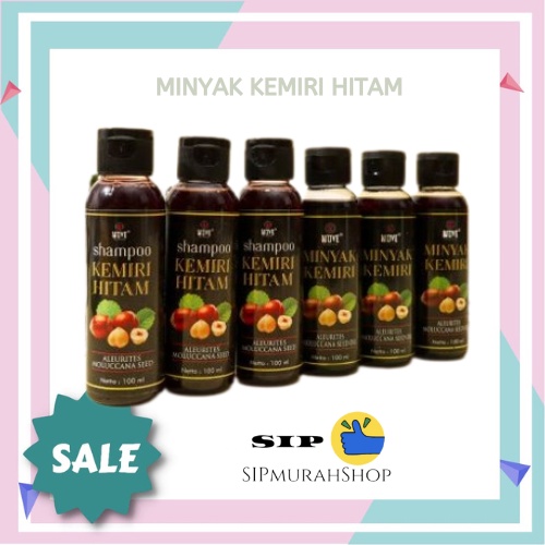 100ml Minyak Kemiri Hitam Murni / Penumbuh Rambut Botak Rontok / Penumbuh Brewok