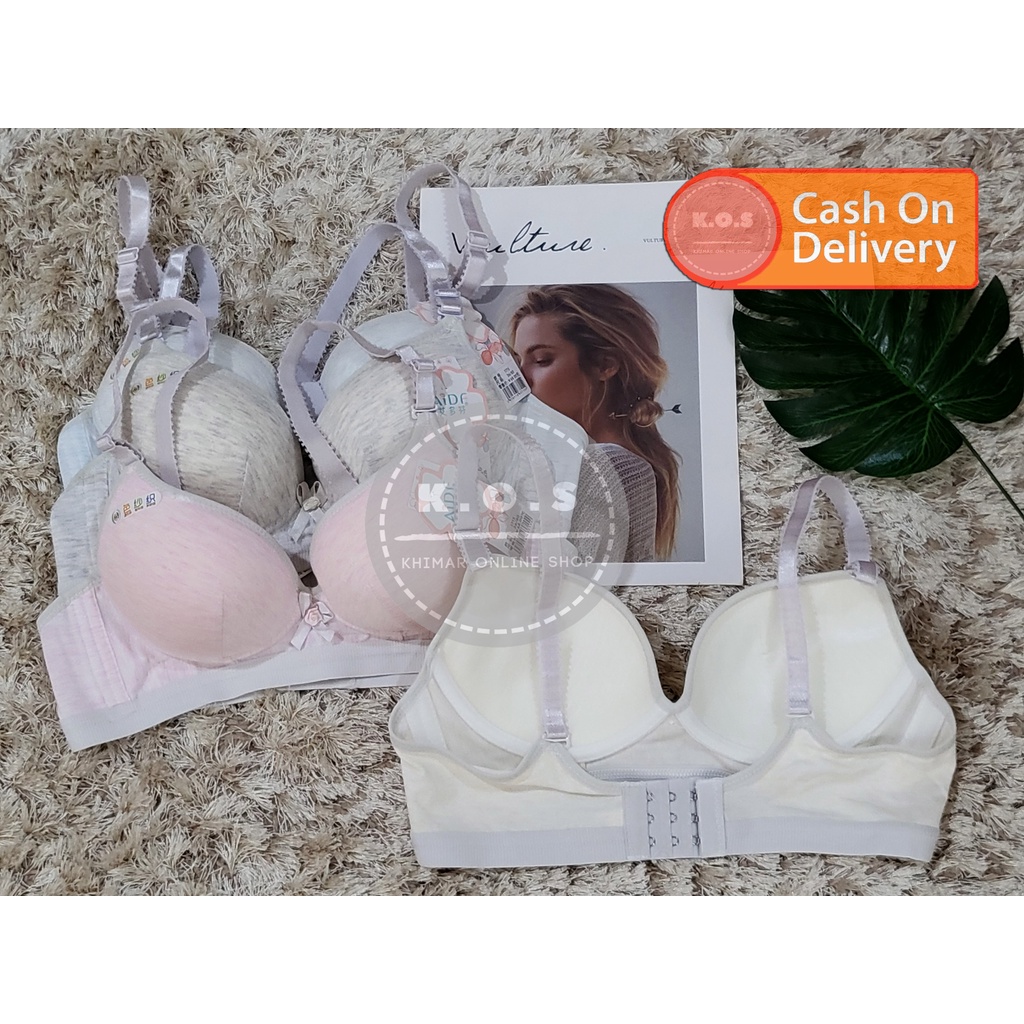 bra remaja katun bh import abg polos size 32 - 38 cup A