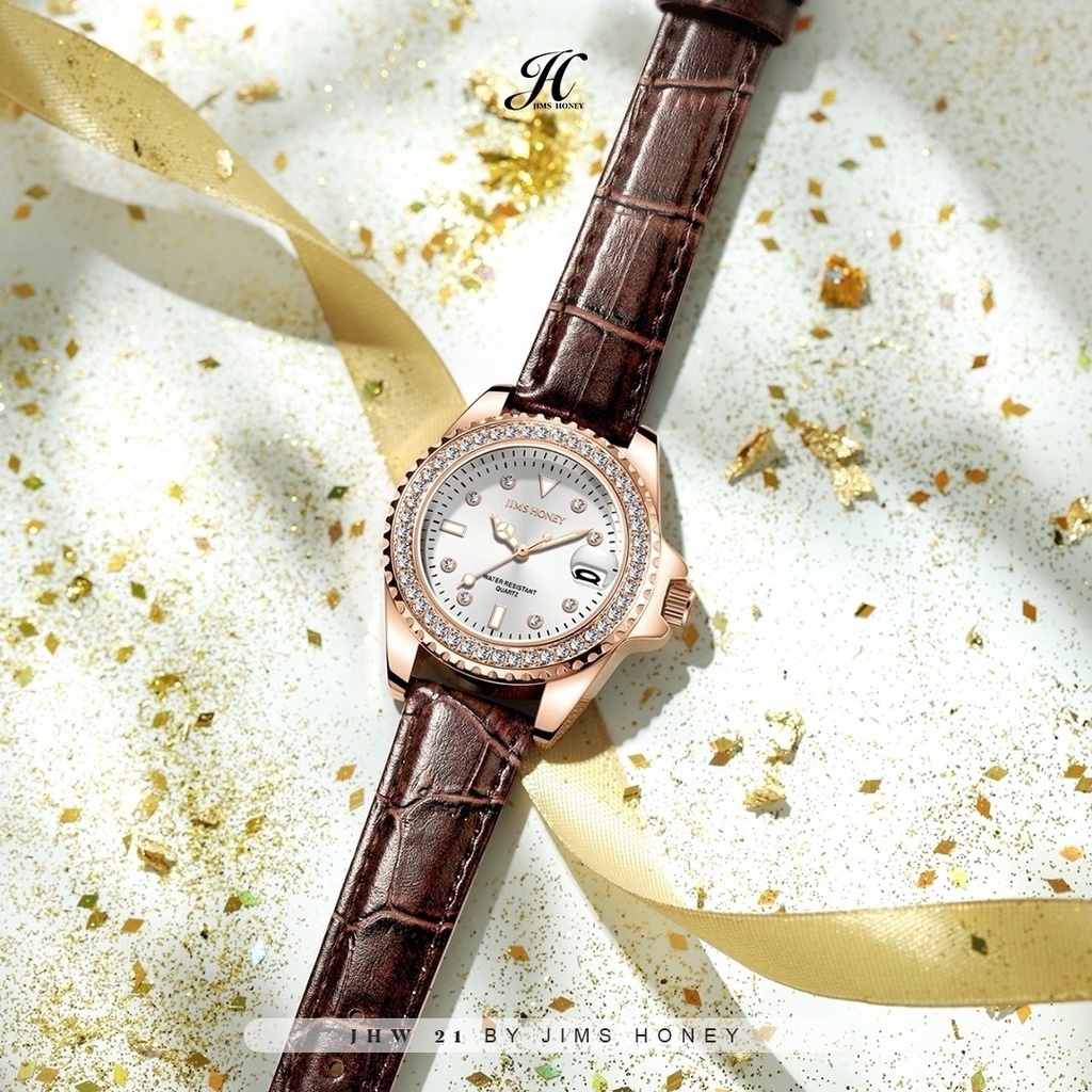 JIMS HONEY JHW21 Jam Tangan Wanita Cewek Jimshoney Elegan Fashion Casual