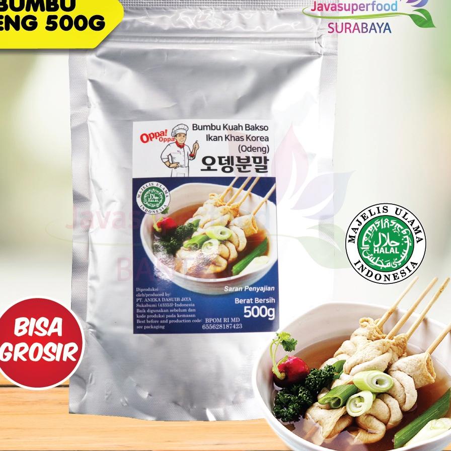 

❀ Bumbu Saus kuah Soup Oden Odeng Eomuk Fish Cake Bakso javasuperfood 500g ✮