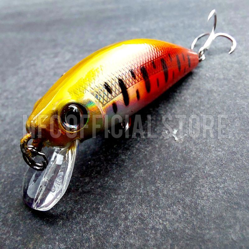 Lure Minnow Sinking 6,5 cm 10 gram Treble Hook 3X Strong BEST KILLER ACTION Long Cast