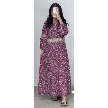 Gamis Motif Renda Gamis Renda Motif Voxy