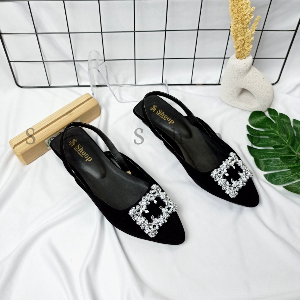 Sh Shop Roselind Mules Wanita Heels / Hak 2.5cm