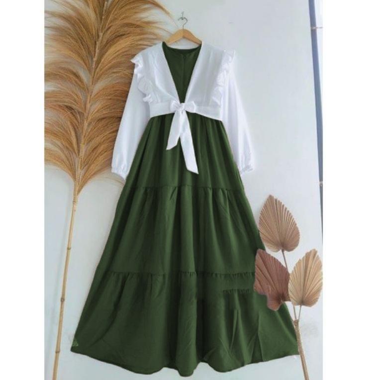 BEST SELLER Gamis anak perempuan/gamis rompi/pakaian anak perempuan terbaru2022