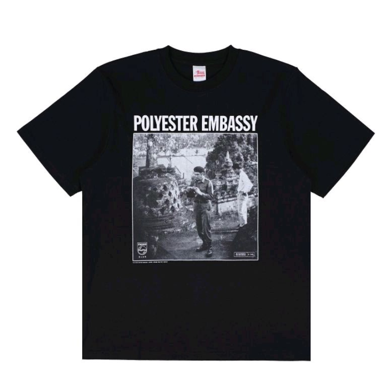 Tshirt POLYESTER EMBASSY - FADED BLUR