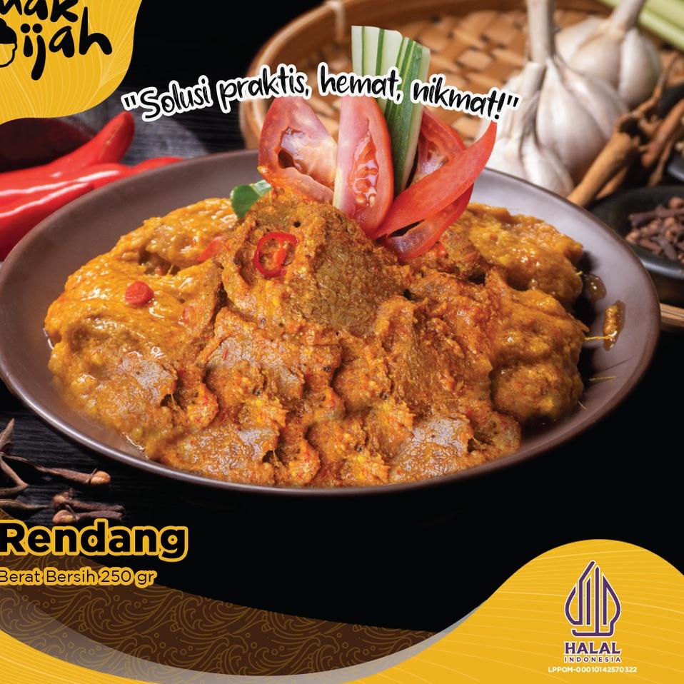 

☻ RENDANG PADANG DAGING SAPI PREMIUM FRESH MAKIJAH FROZEN FOOD HEMAT ENAK NIKMAT HALAL ➹