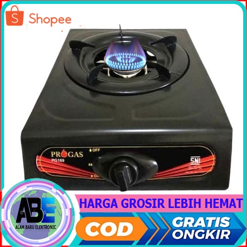 Kompor Gas Progas - Kompor Gas 1 Tungku PROGAS PG-169 PROMO