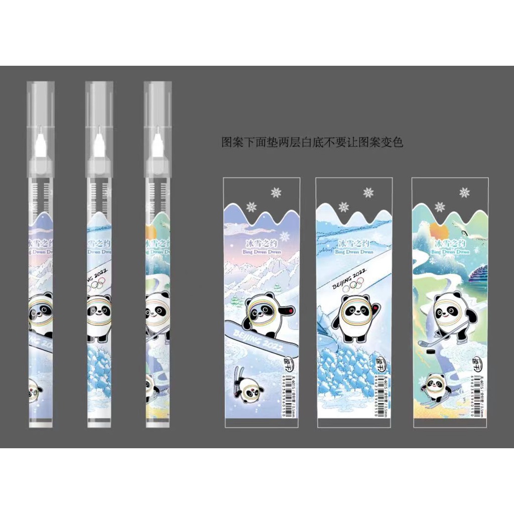 

Bulpoin Gel 0.5mm Motif Cute Panda 2023 New Pena Tinta Air Karakter