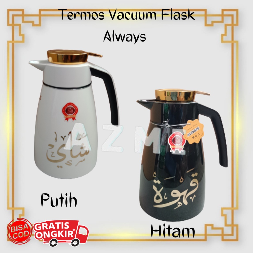 Termos Vacuum Flask Always Hitam Termos Always Termurah