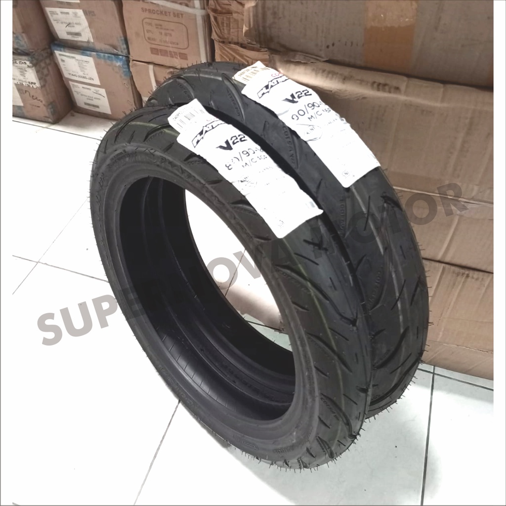 BAN LUAR CORSA 80/90, 90/90 RING 14 CORSA PLATINUM V22 BAN MOTOR MATIC RING 14 TUBELESS