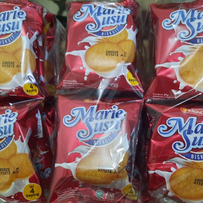 

KHONG GUAN MARIE SUSU 21 GRAM 1 KARTON ISI 80 PACK