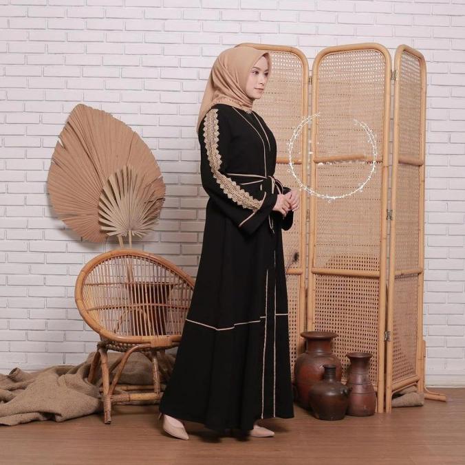 Abaya Turkey Gamis Arab Jubah Fashion Pakaian Wanita Muslim Syari