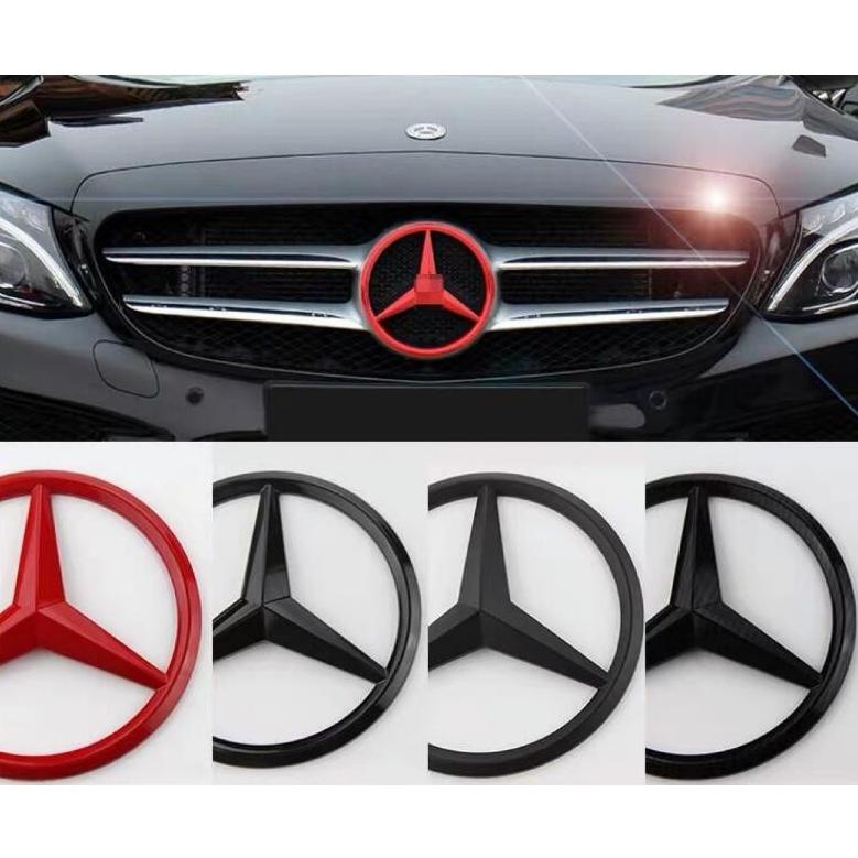 cover 21CM emblem bintang Grill Mercedes Benz MERCY front logo depan