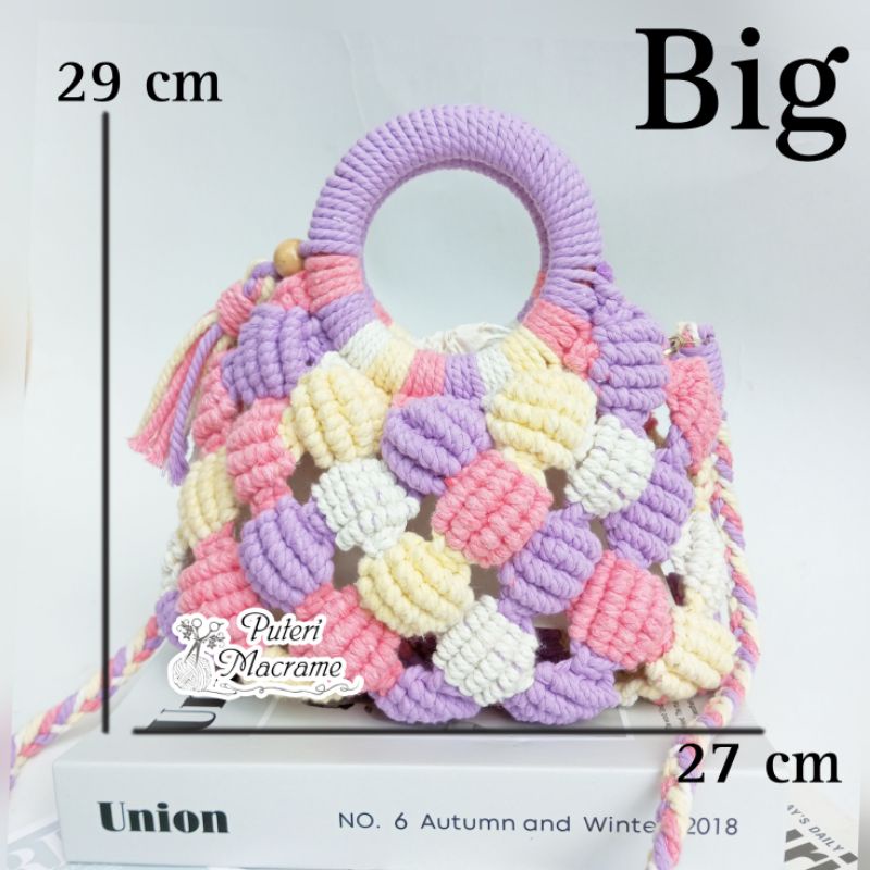 Tas Bubble Macrame Custom (Ada 3 Size)