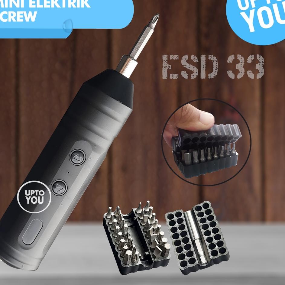 ➼ Rechargeable Mini Elektrik Screwdriver - Obeng Mini Elektrik ⅎ