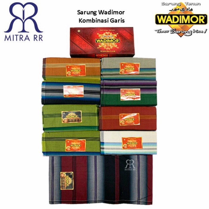 sarung wadimor motif kombinasi