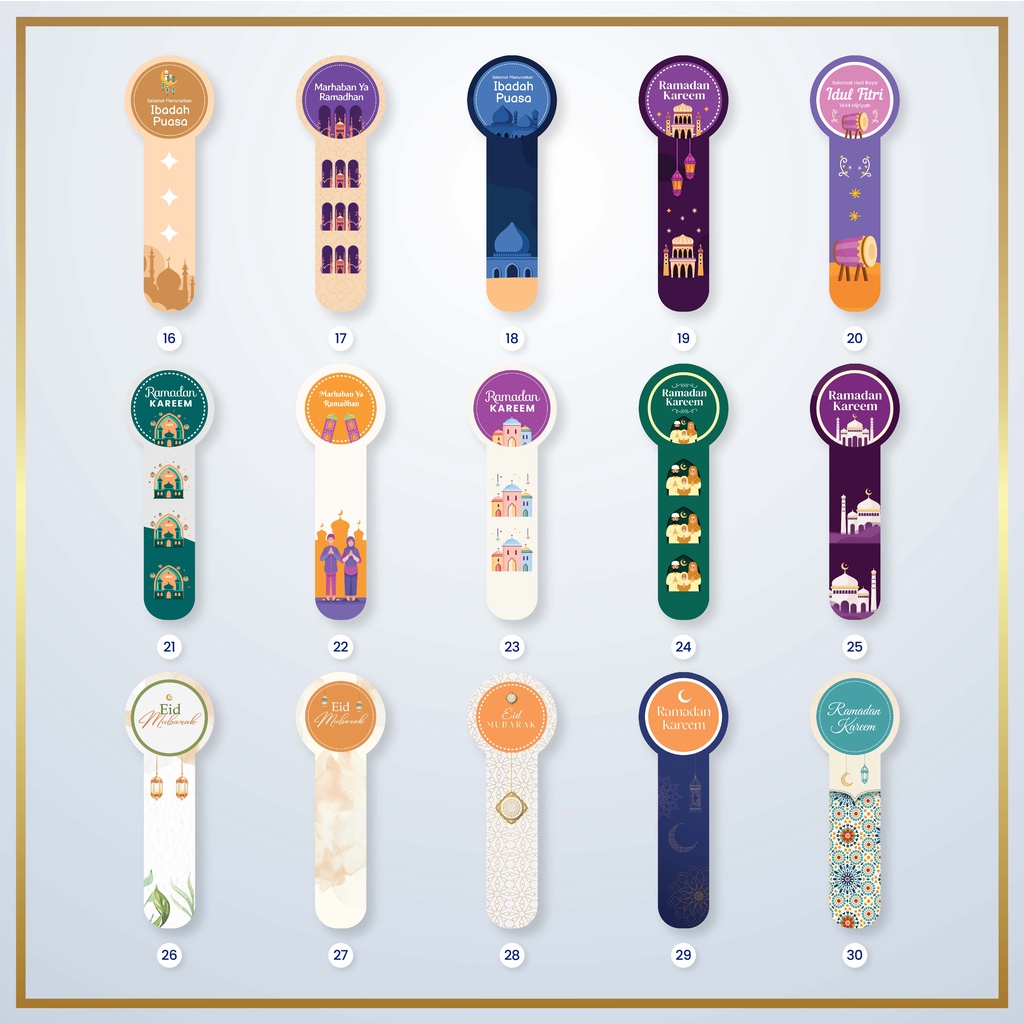 Cetak Stiker Segel Toples Edisi Puasa Bulan Ramadan Lebaran Idul Fitri - Sticker Kemasan Makanan Minuman Toples - Ramadhan Idul Fitri 2023