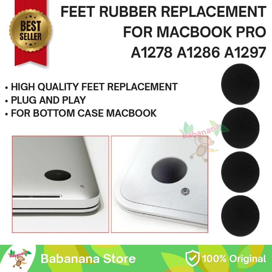 Rubber macbook pro feet replacement A1278 A1286 A1297 13 15 17 inch