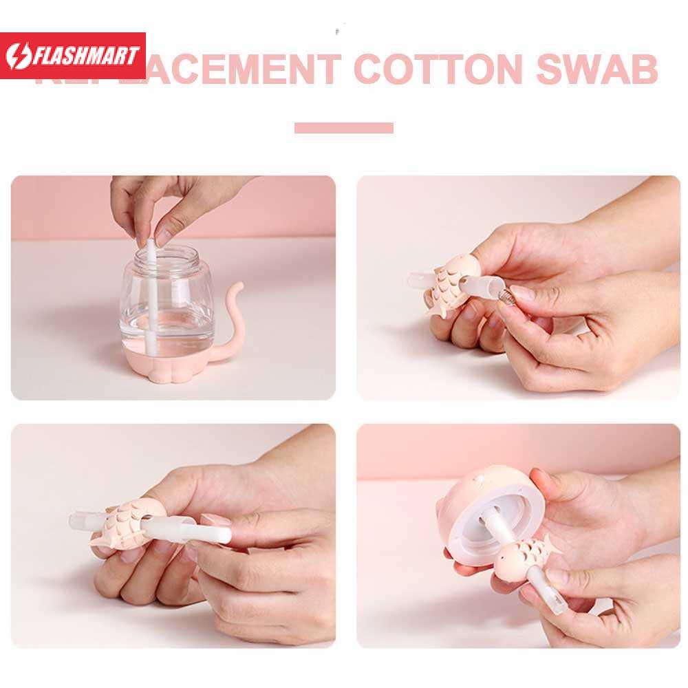 Flashmart 3 in 1 Air Humidifier Cat Kitty 350ml Fan + LED Lamp - La211
