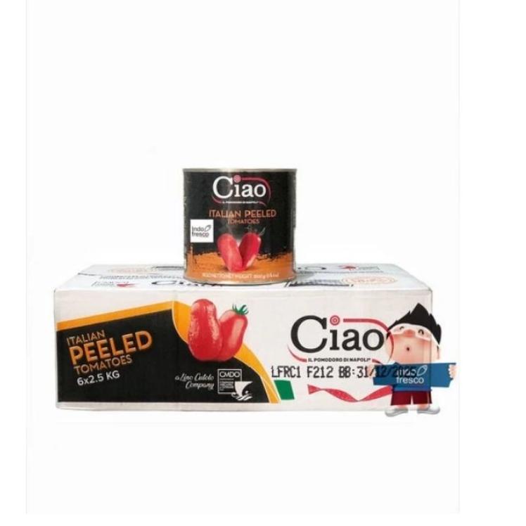 

Spesial disini Ciao tomato peeled 2500 gram