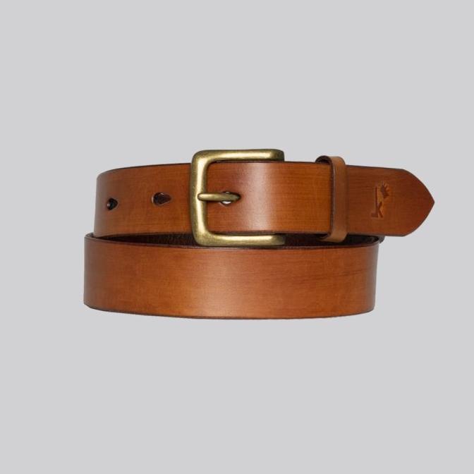 Lthrkrft Standard Belt Gold Genuine Leather | Ikat Pinggang Kulit Asli