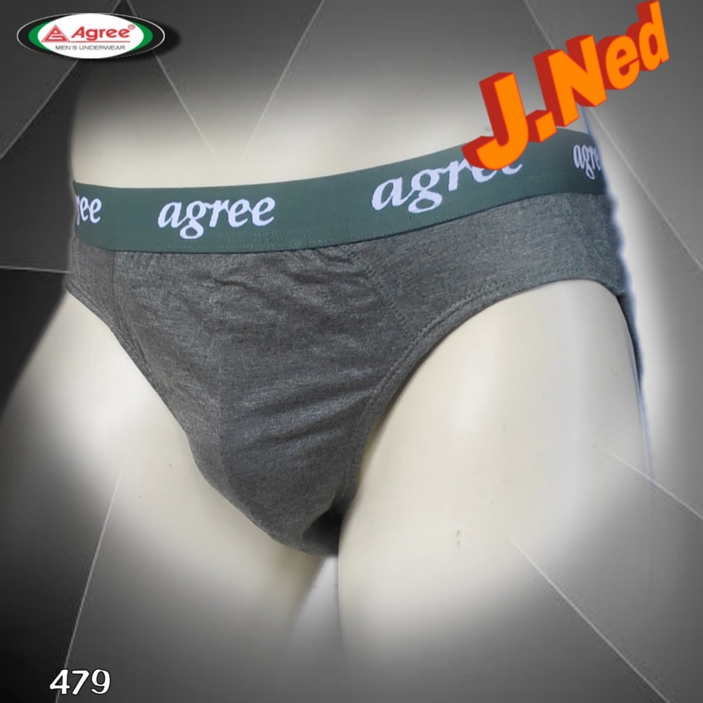 J479S Celana Dalam Pria Agree Exclusive Men's Brief |2 Box isi 6 Pcs]