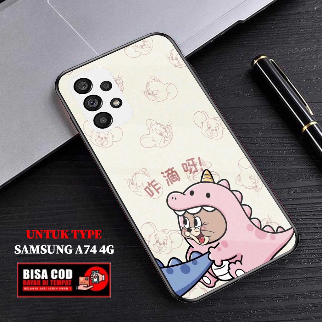 Case Samsung A74 4G - AGM CASE - Fashion Case hp Samsung A74 4G - Casing hp Samsung A74 4G - Silikon