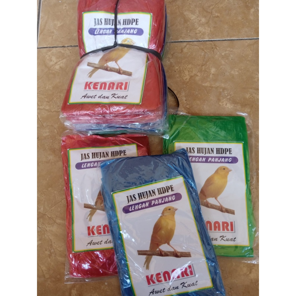 Jas Hujan Plastik HDPE, Jas Hujan Plastik Murah, Jas Hujan Plastik Ponco Isi 1 Lusin