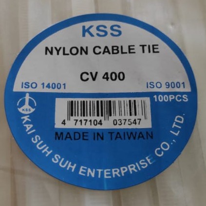 

Kss Cv400 Cv-400 Kabel Ties 40Cm X 7.6Mm Murah Hitam Putih Ready Star Seller