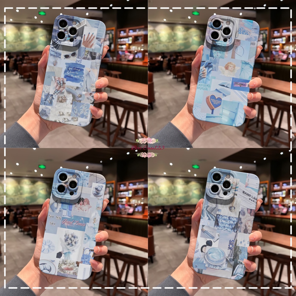 CUSTOM CASE SOFTCASE SILIKON PROCAMERA BLUE CUSTOM SAMSUNG J2 PRIME A04 A04S A23 A13 A20 A30 A03S A50 A50S A30S A03 BC7150