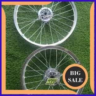 sparepart roda set klx 150 velg TK ukuran 215 18 160 21  36hole tromol original KLX 150 jari jari tk