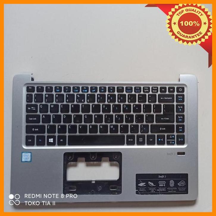 (TKTI) Keyboard dan Palmrest Acer Swift3 SF314-51 Series SF314-51-79CF