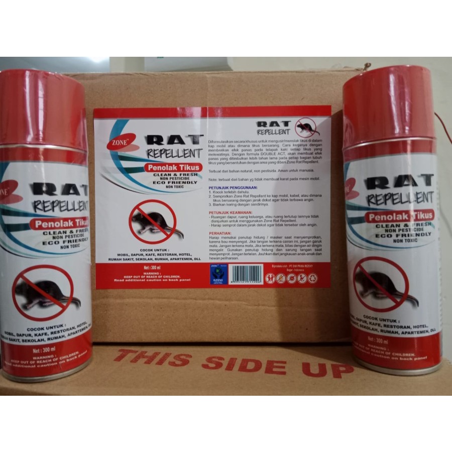 ZONE Rat Repellent Pengusir Anti Tikus Kap Mobil Rumah 300 ml