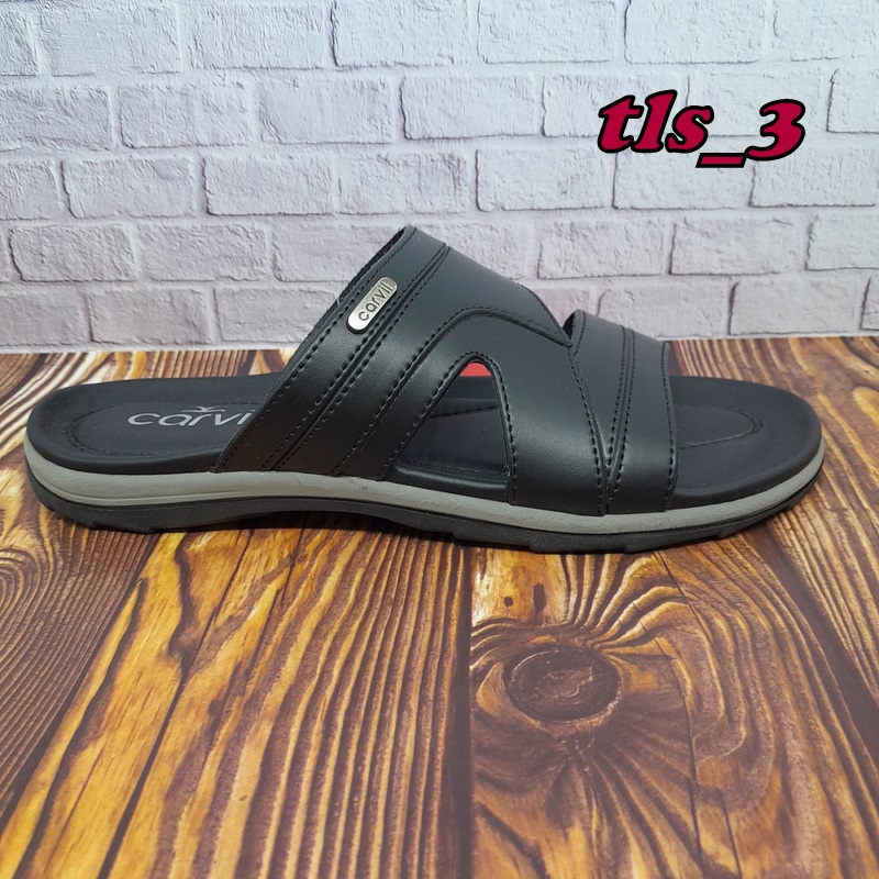 Sandal Slop Pria Carvil Dunhil 02/03 38-44 Sendal Selop Ban Dua Terbaru Ori