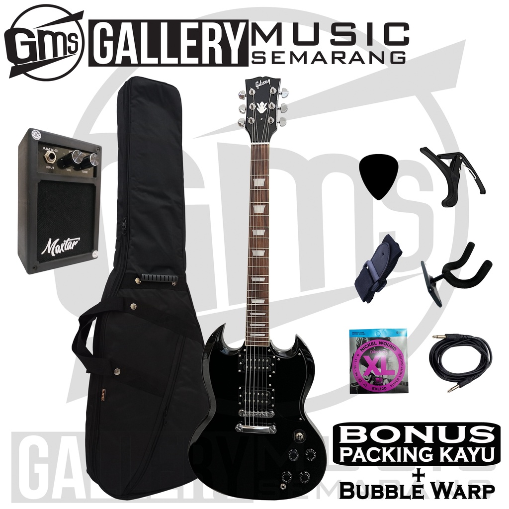 Gitar Elektrik Gibson SG Black Custom Standart